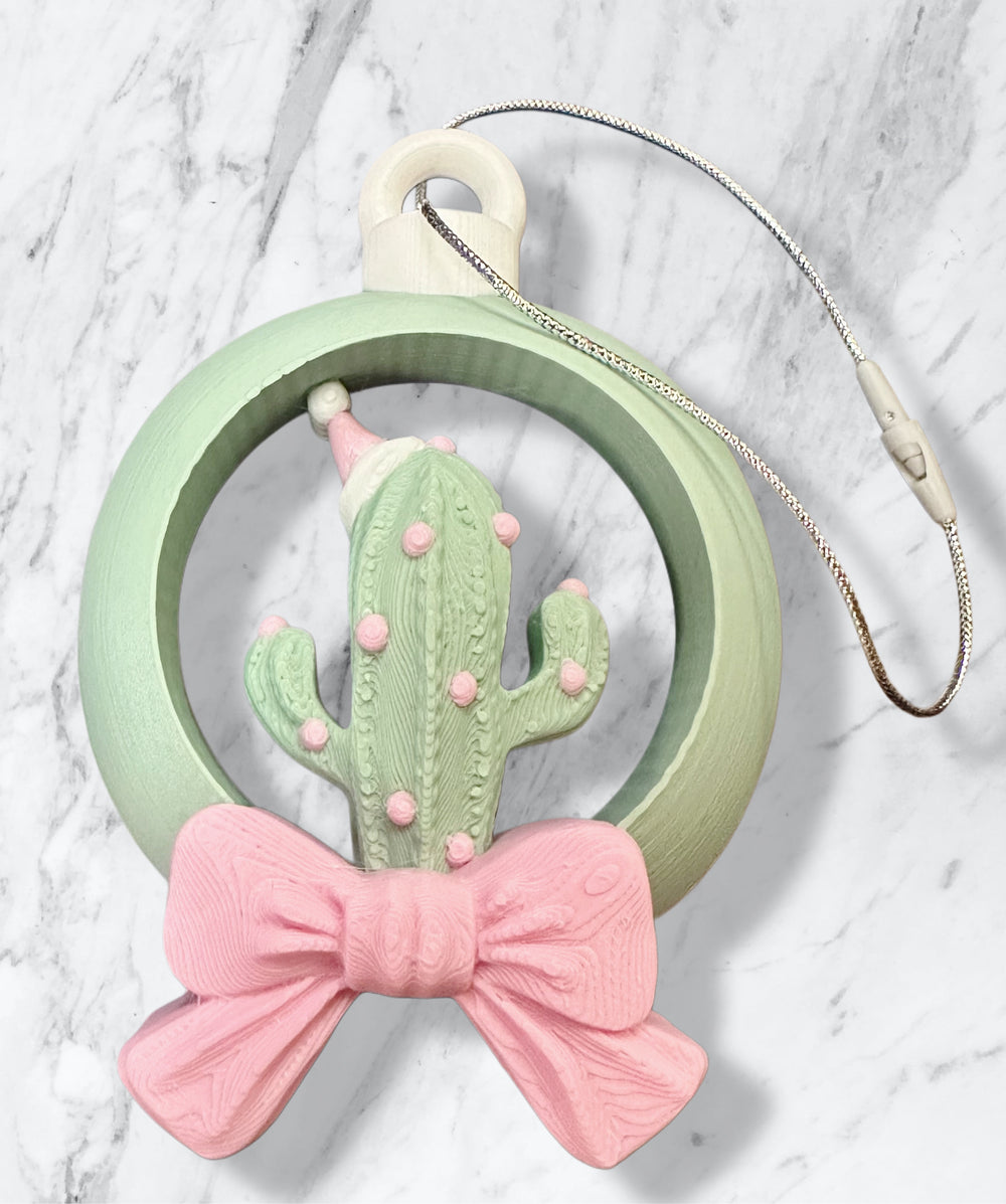 Cactus Christmas Tree Ornaments